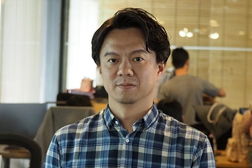 alt:"Omise co-founder Jun Hasegawa. Photo: Masayuki Yuda, Nikkei Asian Review"